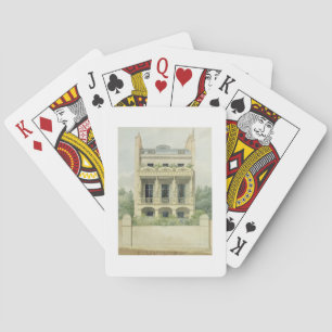 View of the Back Front of Henry Phillip Hope's hou Playing Cards