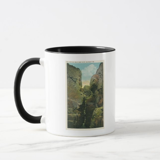View of the Bald Head Cliff Crevice Mug (Left)