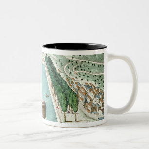 View of the Barriere Saint-Martin Two-Tone Coffee Mug
