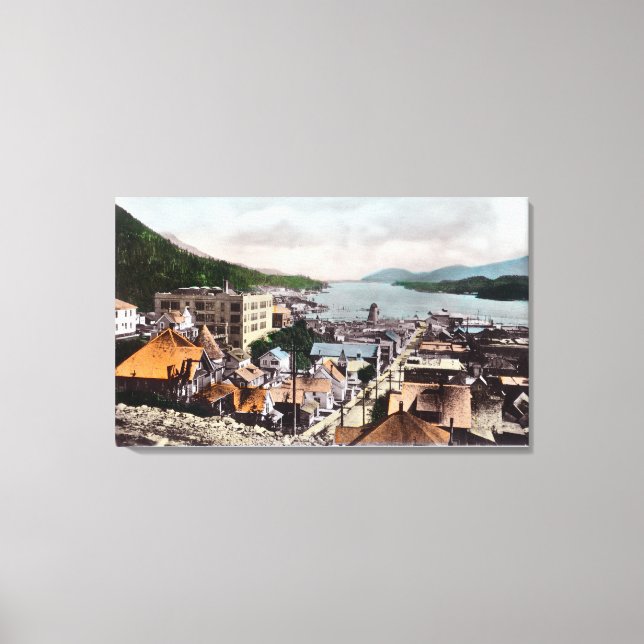 View of the Bay from the CityKetchikan, AK Canvas Print (Front)