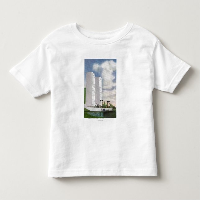 View of the Boat Landing and Pylons Toddler T-Shirt (Front)