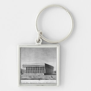 View of the Bourse Imperial Palace Key Ring
