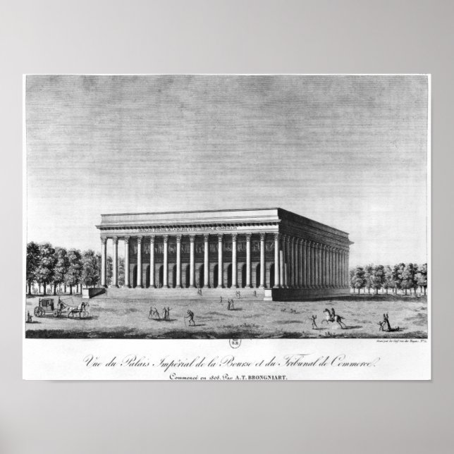 View of the Bourse Imperial Palace Poster (Front)