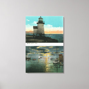 View of the Brant Point Lighthouse Canvas Print