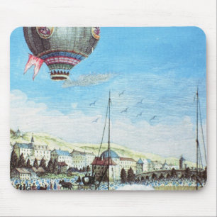 View of the Brolteaux in Lyon and the third flight Mouse Pad