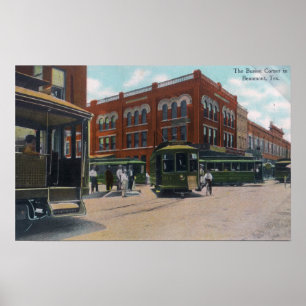 View of the Busiest CornerBeaumont, TX Poster