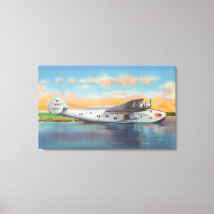 View of the California Clipper Plane Canvas Print