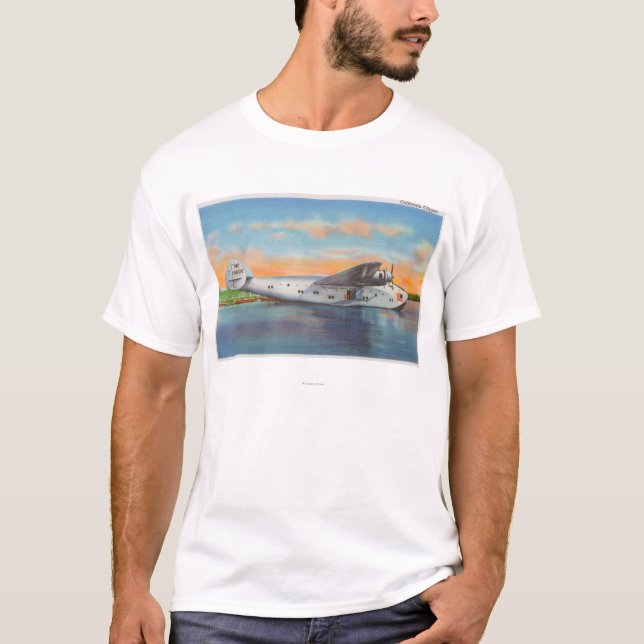 View of the California Clipper Plane T-Shirt (Front)