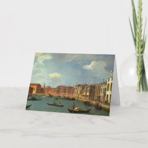 View of the Canal of Santa Chiara, Venice Holiday Card