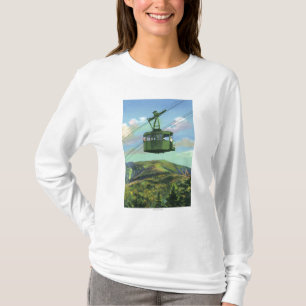 View of the Cannon Mt Tram Ascending T-Shirt