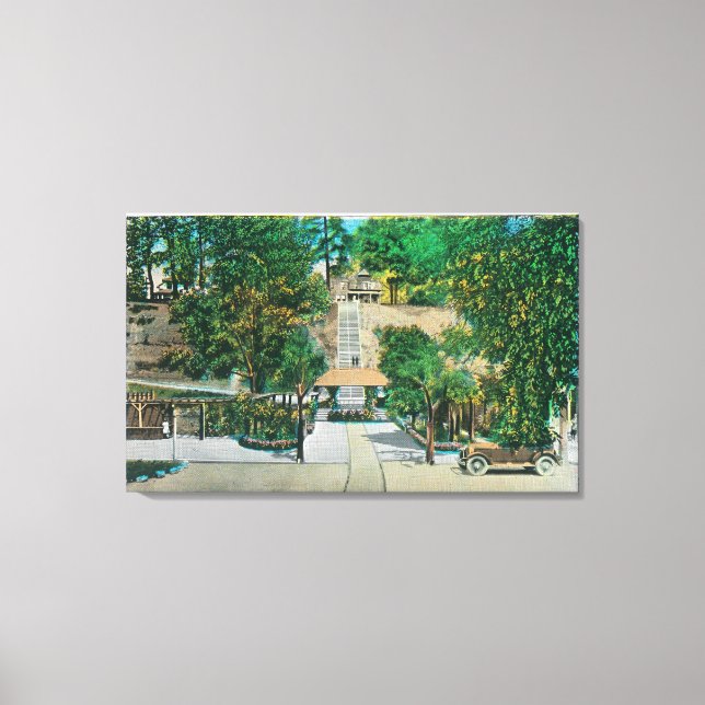View of the Capitola StepsCapitola, CA Canvas Print (Front)