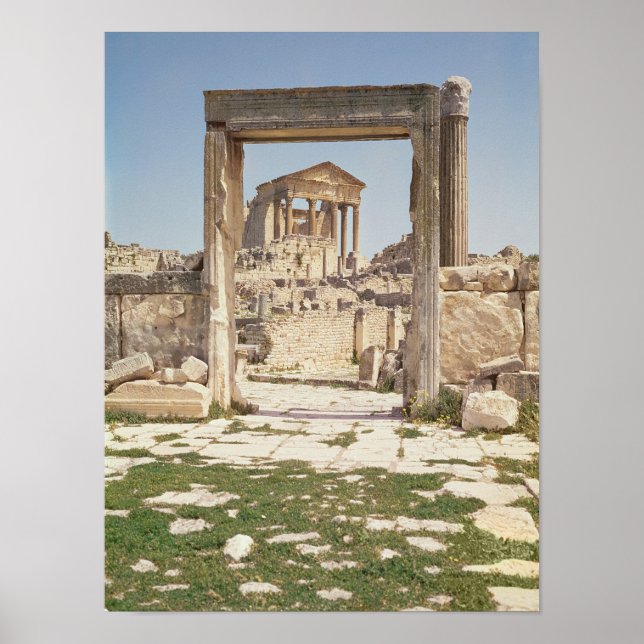View of the Capitolium, 166-167 AD Poster (Front)