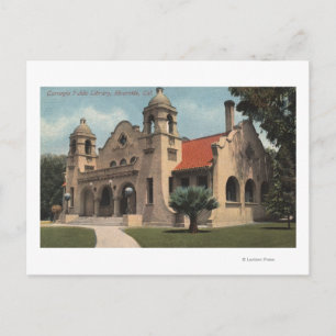 View of the Carnegie Public Library Postcard