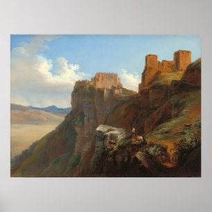 View of the Castello - Sarazin de Belmont Fine Art Poster