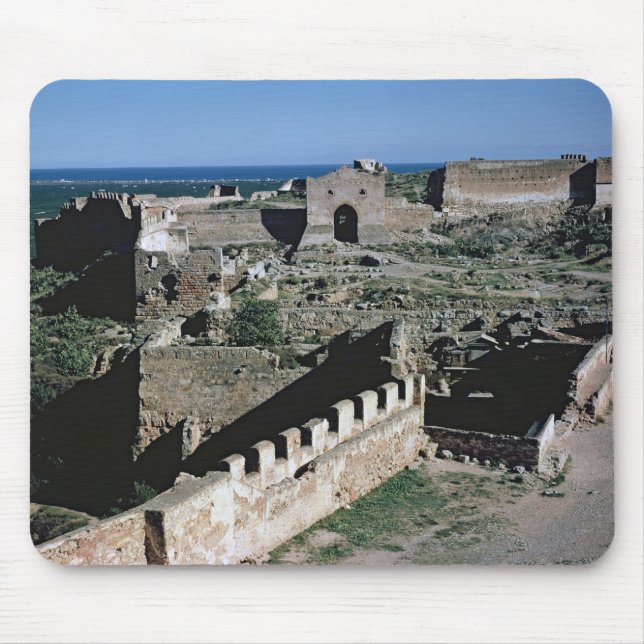 View of the castle, 8th-12th century mouse pad (Front)