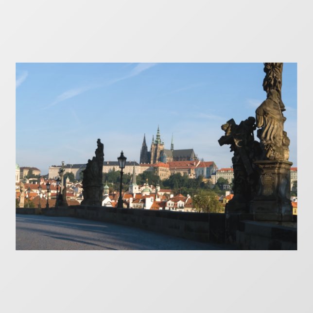 View of the Castle from Charles bridge in Prague (Sheet)