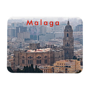 View of the Cathedral of Malaga. Magnet