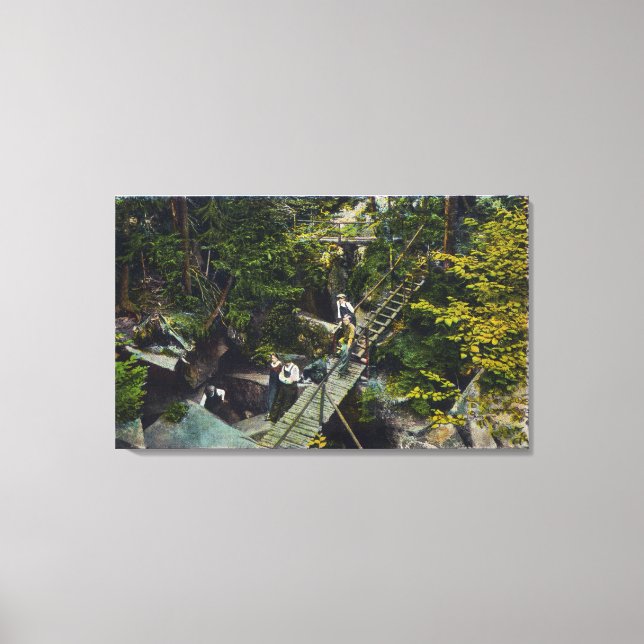 View of the Cave of Lost Souls Entrance Canvas Print (Front)
