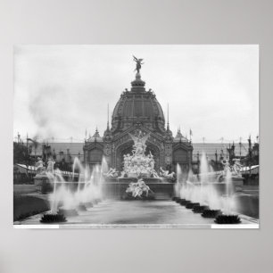 View of the Central Dome and the Fountain Poster