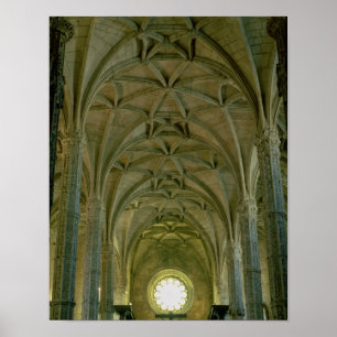 View of the central nave poster