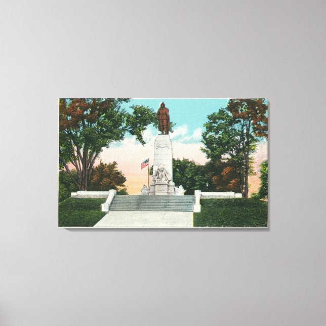 View of the Champlain Monument Canvas Print (Front)