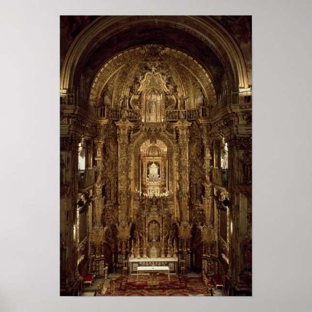 View of the chapel and High Altar Poster (Front)