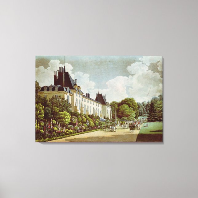View of the Chateau de la Malmaison Canvas Print (Front)
