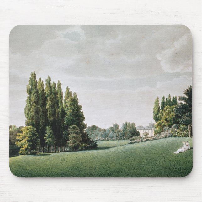 View of the Chateau near the Stone Bridge Mouse Pad (Front)