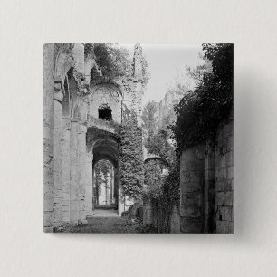 View of the church, c.1052-67 15 cm square badge
