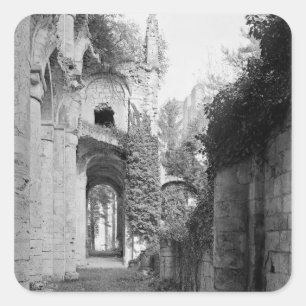 View of the church, c.1052-67 square sticker