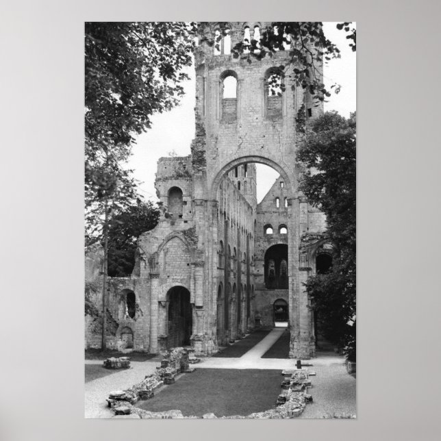 View of the church interior, c.1052-67 poster (Front)