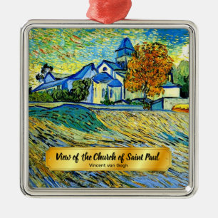 View of the Church of Saint Paul Metal Tree Decoration