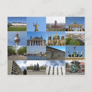View of the city of Berlin in Germany Postcard