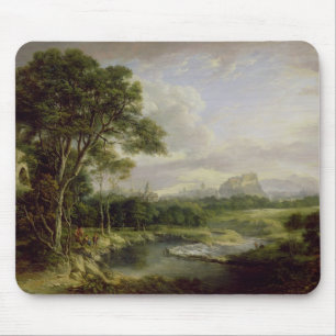 View of the City of Edinburgh, c.1822 (oil on canv Mouse Pad