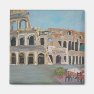 View of the Coliseum in Rome Magnet