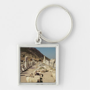 View of the columns on the Upper Market Agora Key Ring