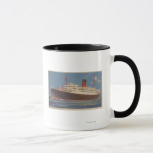 View of the Cunard R.M.L. Franconia Mug