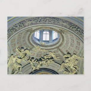 View of the cupola with angel musicians postcard