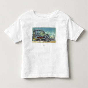 View of the Cyclone Rollercoaster # 2 Toddler T-Shirt