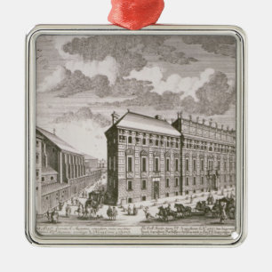 View of the Dorotheergasse showing the Metal Tree Decoration