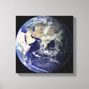 View of the Earth from space Canvas Print