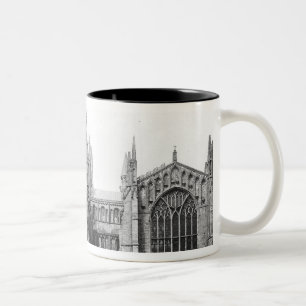 View of the east facade and the choir, c.1321-40 Two-Tone coffee mug