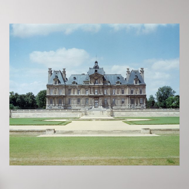View of the East facade of Chateau de Maisons Poster (Front)