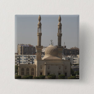 View of the Egyptian coast 15 Cm Square Badge