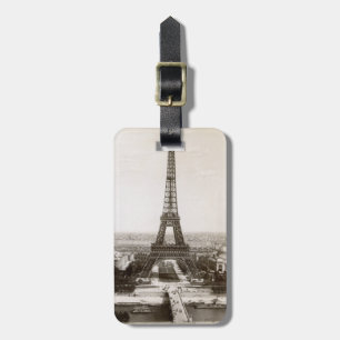 View Of The Eiffel Tower, 1900 Luggage Tag