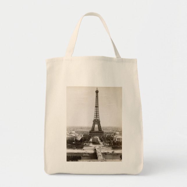 View Of The Eiffel Tower, 1900 Tote Bag (Front)