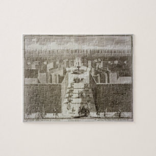 View of the eight statues of Castellazzo in the to Jigsaw Puzzle