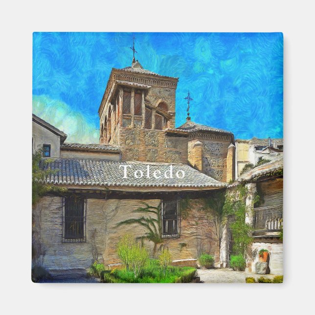 View of the El Greco Museum in Toledo Magnet (Front)