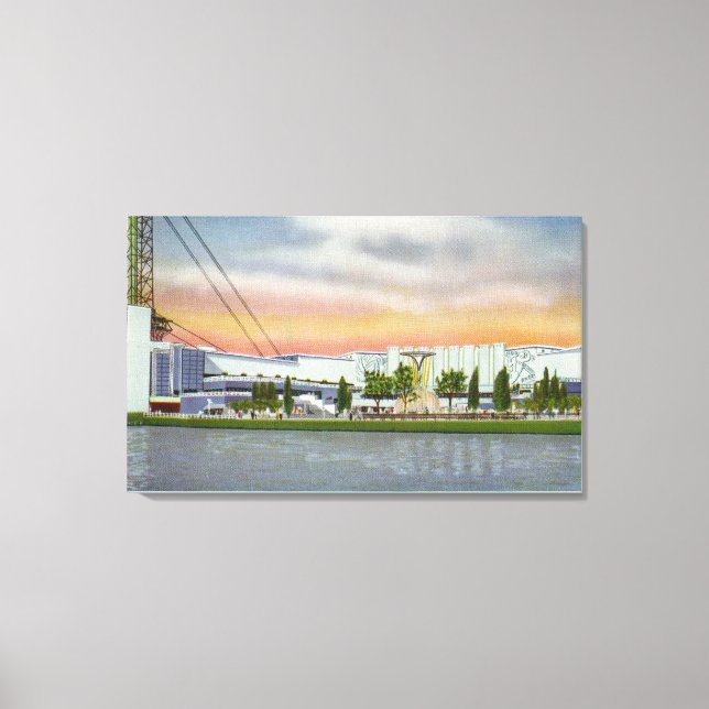 View of the Electrical Group, 1934 World's Canvas Print (Front)