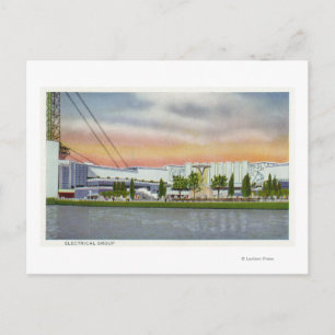 View of the Electrical Group, 1934 World's Postcard